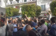 شارع الحبيب بورقيبة: قوات الأمن تعتدي على متظاهرين متضامنين مع أهالي تطاوين