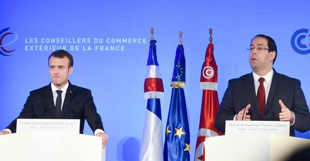 الشاهد يدعو فرنسا الى الاستثمار في الديمقراطية التونسية الناشئة