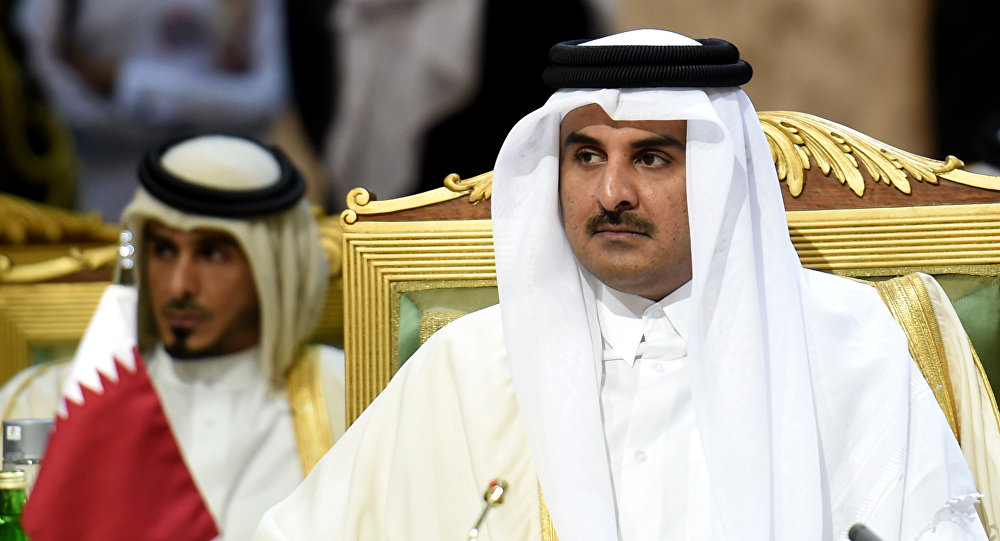 القمة العربية: الٲمير تميم يرٲس وفد قطر