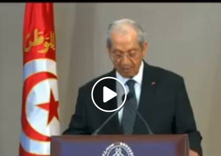فيديو /رئيس الجمهورية محمد الناصر باكيا: يا رفيق دربي سوف نواصل ما شرعنا فيه معا