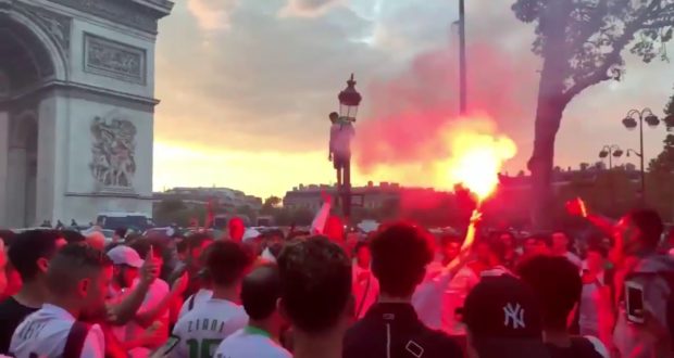 فرنسا: قتيلة و74 موقوفا في احتفالات الجزائريين بالتأهّل لنصف نهائي الـ”كان”