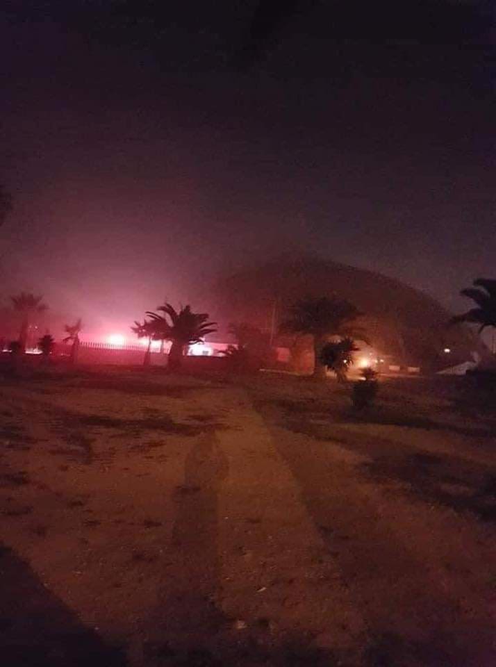 عاجل: النيران تلتهم قصر الرياضة بالمنزه