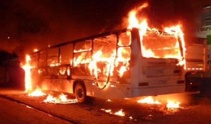 صفاقس: احتراق حافلة تقل 20 شخصا