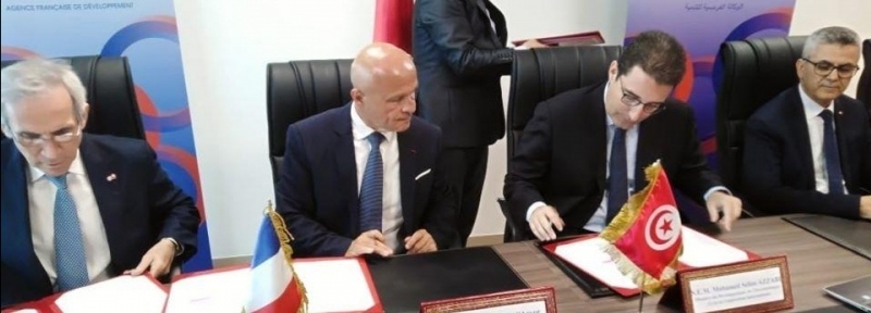 توقيع اتفاقية تمويل بين تونس وفرنسا بقيمة 10 مليون أورو