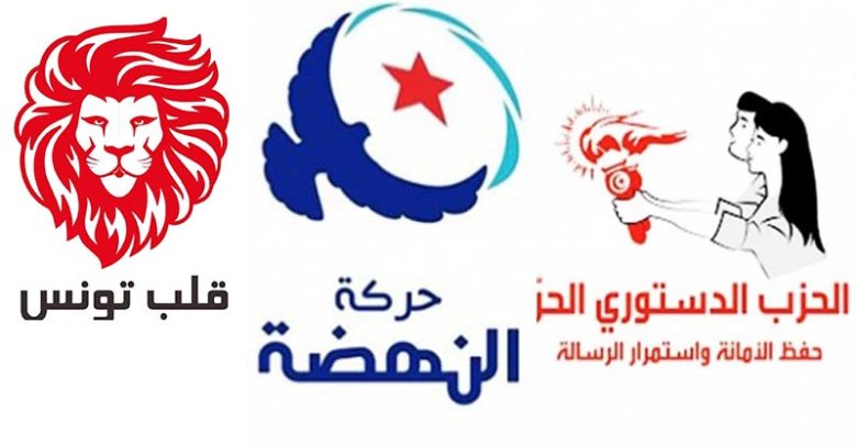 نوايا التصويت للأحزاب: قلب تونس في الصدارة ثم النهضة فالدستوري الحرّ