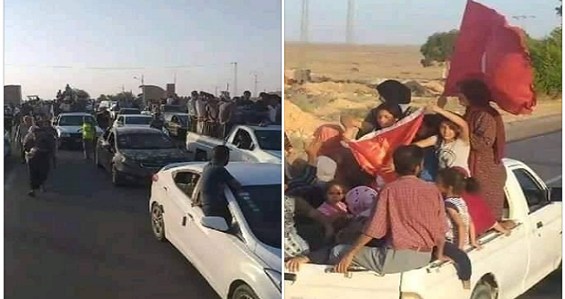 في خطوة تصعيديّة.. أهالي رمادة يغادرون المنطقة في اتّجاه الحدود الليبيّة