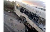 سيدي بوزيد: اصطدام حافلة نقل تلاميذ بشاحنة