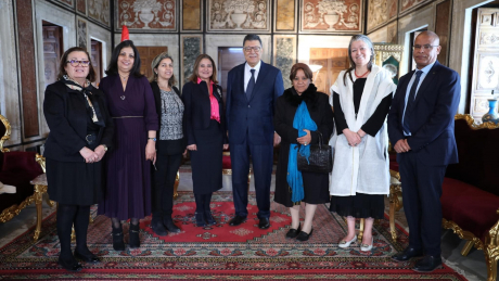 رئيس مجلس نواب الشعب يستقبل رئيسة الاتحاد الوطني للمرأة التونسية